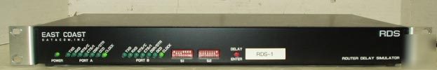 East coast datacom router delay simulator rds nice 