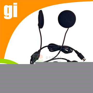 Full-face helmet headset for kenwood 2-pin