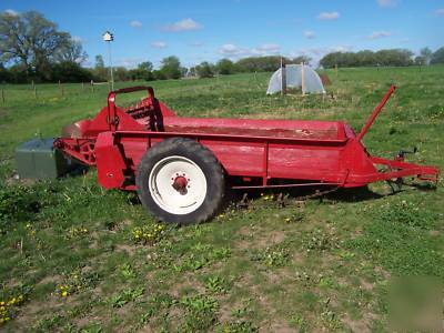 Ground driven nice manure spreader
