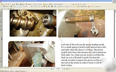 Hobart slicer 1612 1712 1912 repair manual save big $$$
