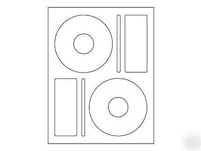 1000 cd dvd memorex comp. glossy gloss labels label