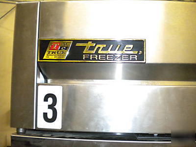 3 door stainless steel reach-in freezer by true, mint
