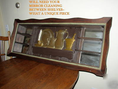 Antique drug store pharmaceutical shelves shelf unit