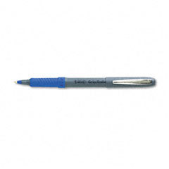 Bic GREM11-be bic grip stick roller ball pen, gray barr