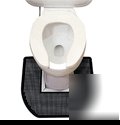 Commode toilet floor mat - disposable - absorbent 6-pk