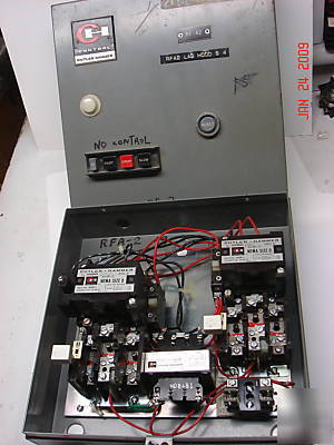 Cutler hammer size 0 enclosed starter 2 speed w/trans