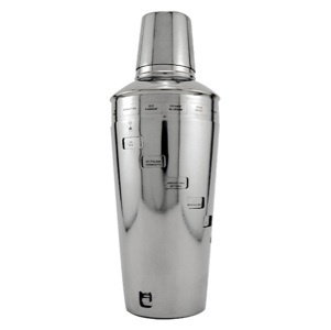 Dial-a-drink cocktail shaker 32OZ â€“ recipe's built in 