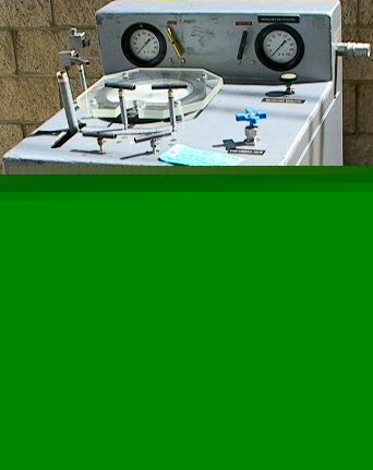 High pressure hydraulic source air over & hand pump 20K