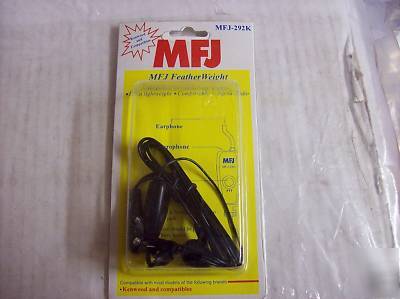 Mfj 292K - featherweight ht earbud speaker microphone 