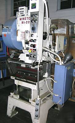 Minster machine B1-22 high speed gap frame press