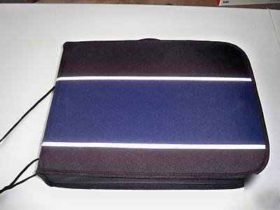 Mobile file folder, brief case, zipper style filing