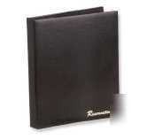 New black reservation book - 8-1/2IN x 11IN