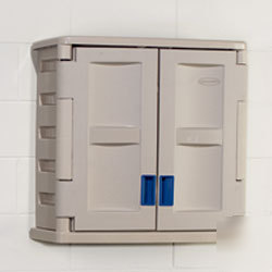 New wise wall hung utility garage storage cabinet shelf