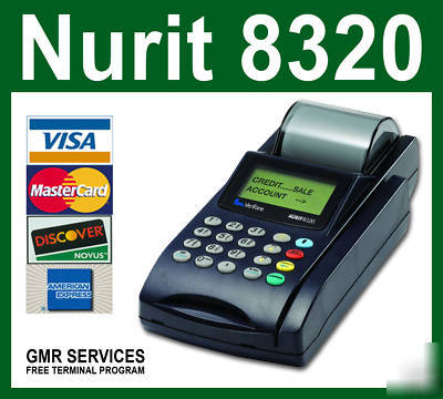 Nurit 8320 credit card processing machine terminal pos 