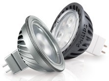 Philips MR16 led 2700K lamps 4 watts lot of 2 - 406728