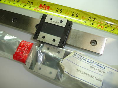 Thk 28 inch RSR12WV linear rails w/ two bearing blocks