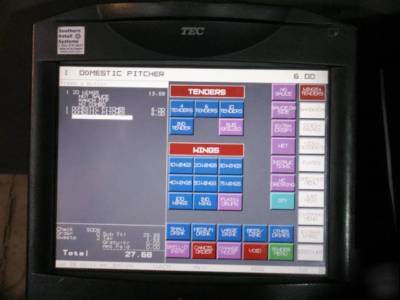 Toshiba tec fs 3700 touch screen pos system