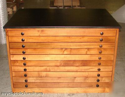 New 10 drawer map flat file architect blueprint cabinet 