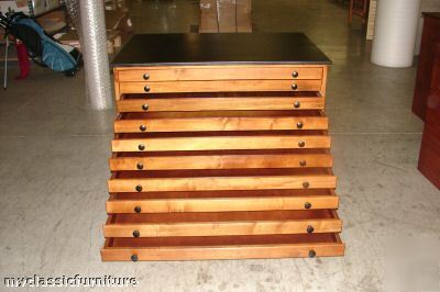 New 10 drawer map flat file architect blueprint cabinet 
