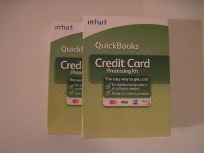 New quickbooks credit card processing kit 2009 (pc)