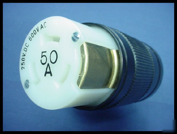 Non-nema locking connector twist lock 50A 250VDC 600VAC