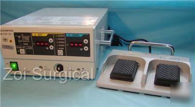Olympus psd-20 electrosurgical system with footswitch
