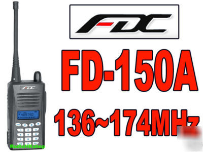 Pro radio fd-150A vhf 136-174MHZ + earpiece fdc FD150A