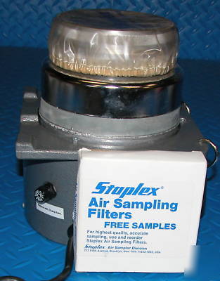 Staplex high volume air sampler tfia 0-70 cubic ft/min