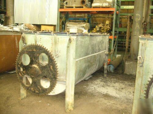 100 cuft stainless steel jacketed double ribbon blender