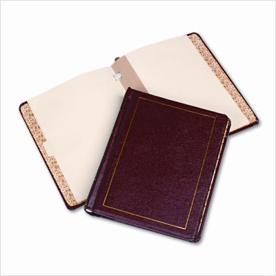 3 post binder for corporation min sheets, 11X8.5, red