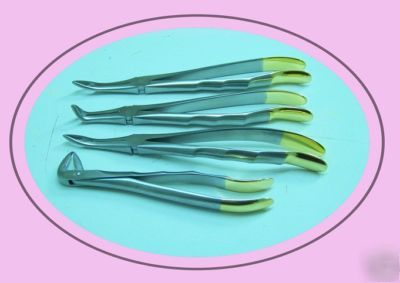 4 root finetip extracting forcep dental german stainlss