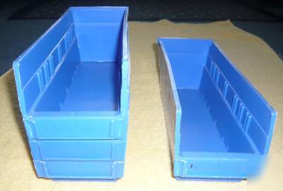(50) akro-mils 30-120 plastic shelf storage bins~ parts
