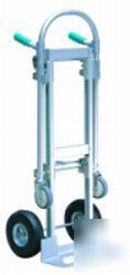 Dual grip aluminum convertible hand truck