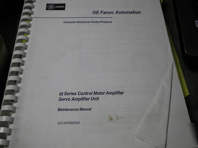 Ge a series maintenance manual 