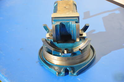 Heavy duty vise 3 way universal tilt swivel angle vise