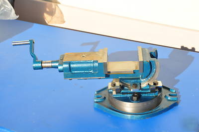 Heavy duty vise 3 way universal tilt swivel angle vise