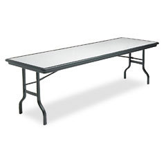 Iceberg indestructables rectangular folding table