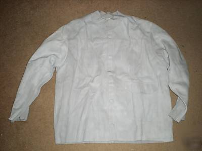 Medium leather welders jacket for welding & foundry