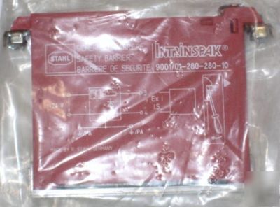 Stahl intrinspak 9001/01-280-280-10 safety barrier 24V