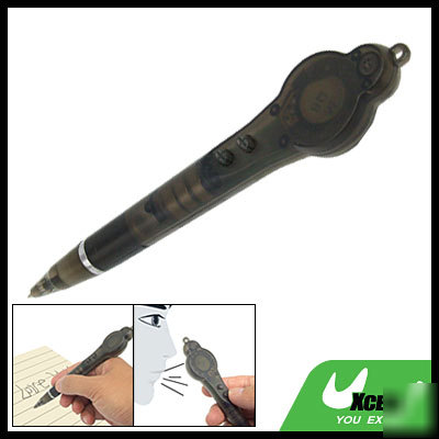 Toy fun black pen digital voice recorde w/ neck strap