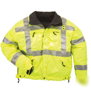 5.11 tactical high visibility reversible jacket large 
