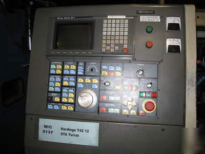 Hardinge T42 lathe w/sub spindle #944347