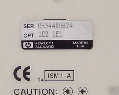 Hp 8711B/1C2/1E1 rf network analyzer, 300 khz - 1.3 ghz