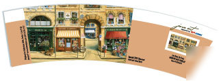 Java art coffee cup sleeves java jackets case of 1200