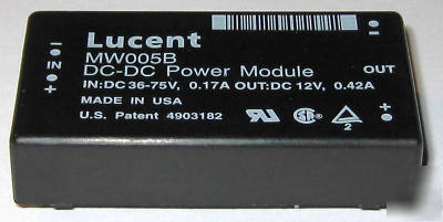 Lucent dc-dc converter - 12V dc output - 5 w - MW005B