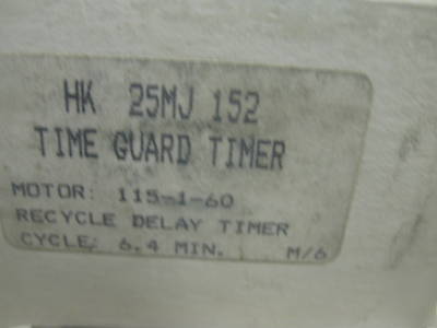 New HK25MJ152 time guard timer in box