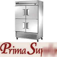 New commercial true 4 half-door ss freezer - ts-49F-4