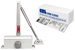 Surface mount door closer DC51 light duty aluminum