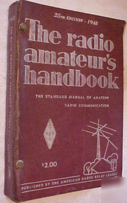 Vintage 1948 arrl handbook amateur ham radio n/r