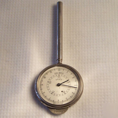 Vintage charles bruning measuring wheel,swiss made rare
